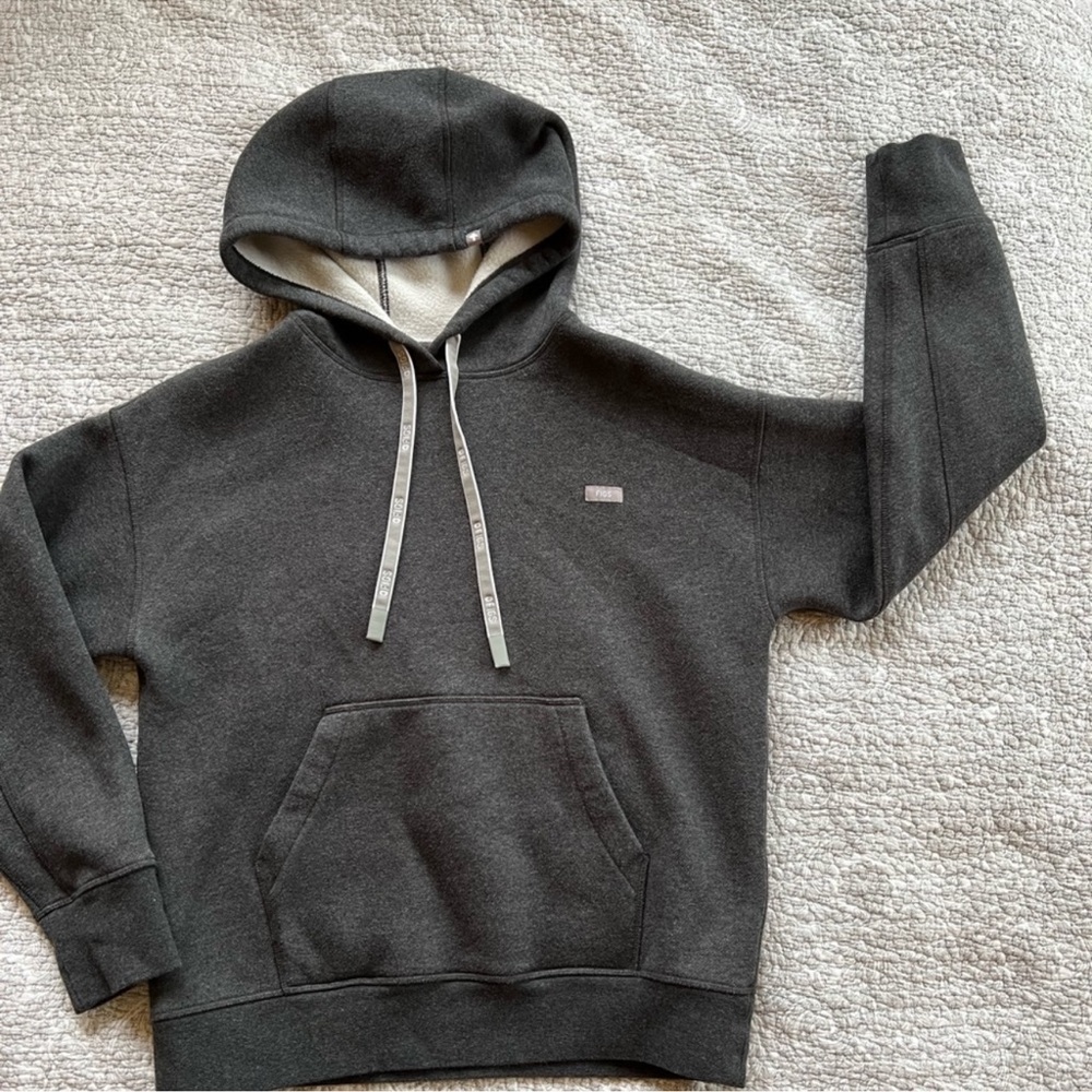 FIGS dark grey hoodie